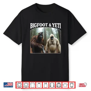 Bigfoot & Yeti Funny Sasquatch Bigfoot Vlogs For Hikers Shirt