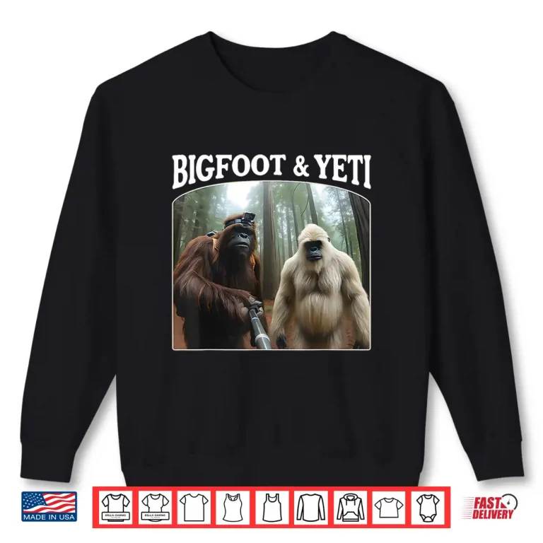 Sweatshirt Bigfoot Yeti Funny Sasquatch Bigfoot Vlogs for Hikers Shirt