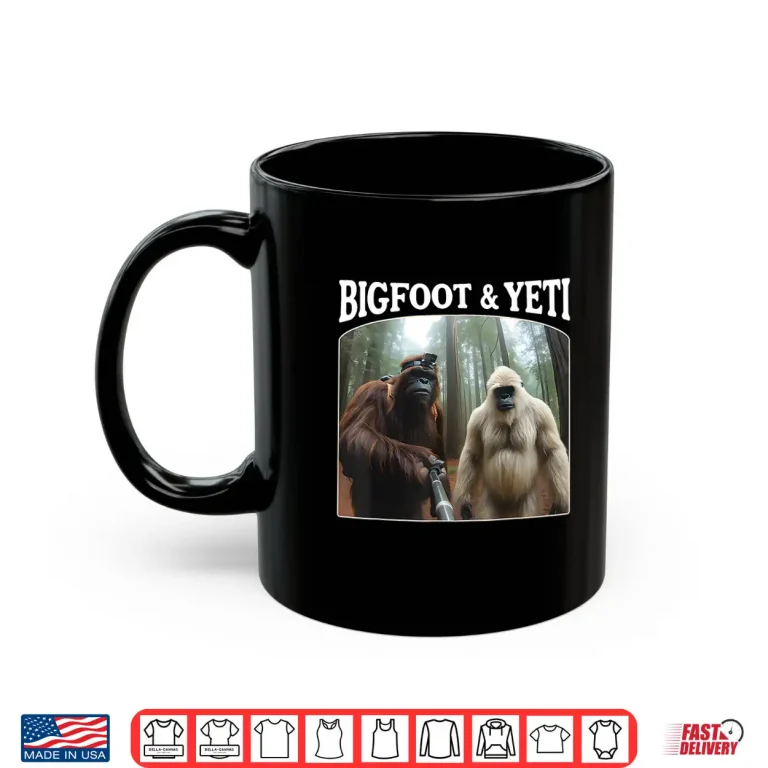 Mug Bigfoot Yeti Funny Sasquatch Bigfoot Vlogs for Hikers Shirt