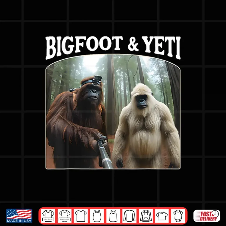Design Bigfoot Yeti Funny Sasquatch Bigfoot Vlogs for Hikers Shirt