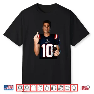 Drake Maye Middle Finger Shirt