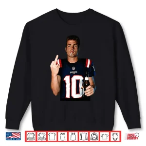 Sweatshirt Drake Maye Middle Finger Shirt