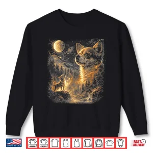 Sweatshirt Chihuahua Howling To The Moon Shirt