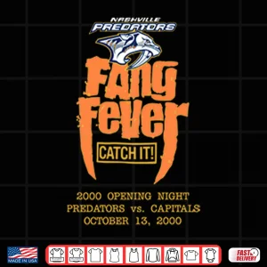 Design Nashville Predators Fang Fever Catch It Shirt