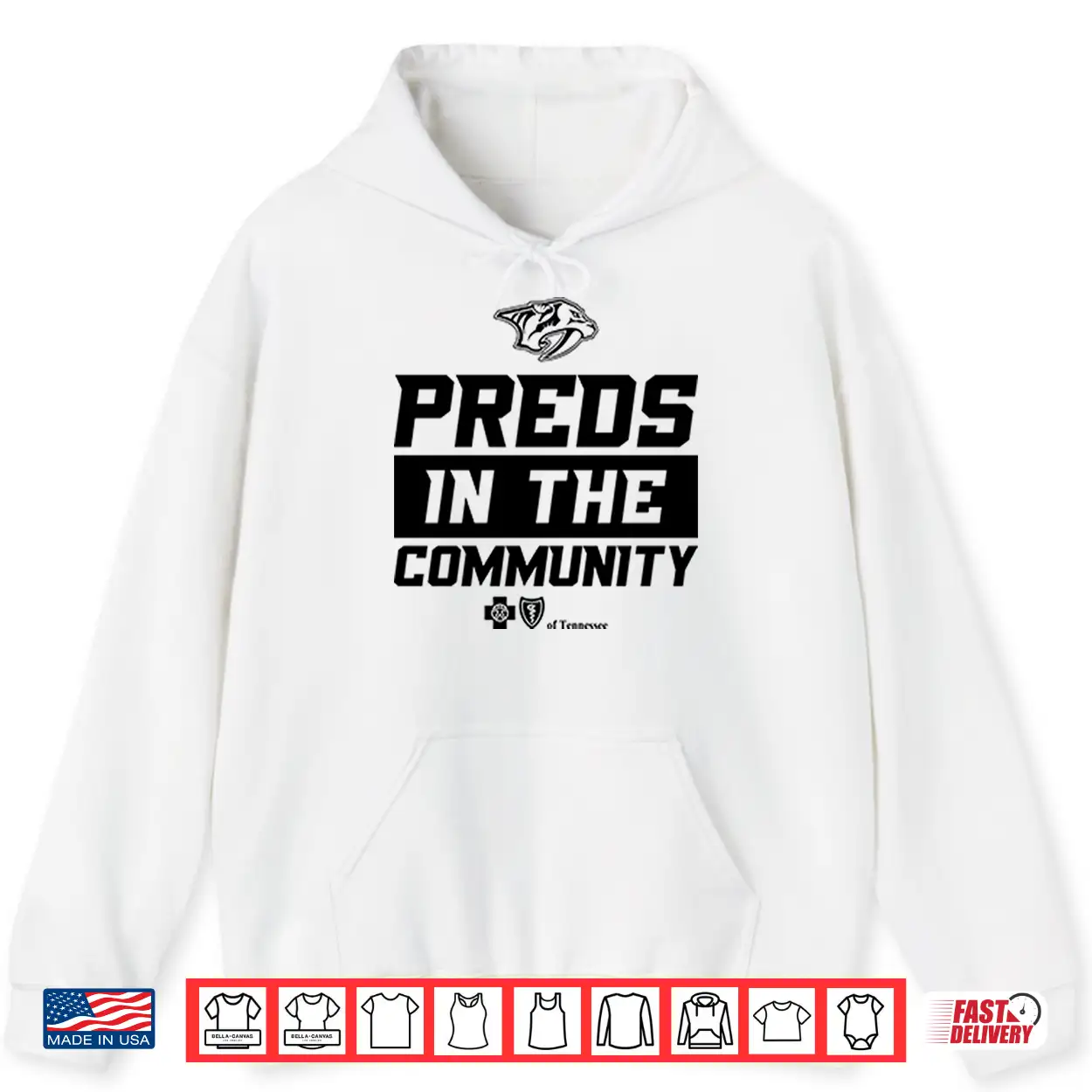 Nashville Predators Preds In The Community Of Tennessee Shirt Nashville Predators Preds In The Community Of Tennessee Shirt