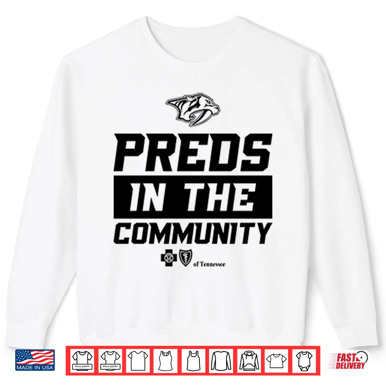 Nashville Predators Preds In The Community Of Tennessee Shirt Nashville Predators Preds In The Community Of Tennessee Shirt