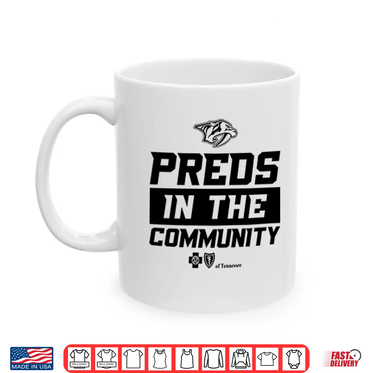 Nashville Predators Preds In The Community Of Tennessee Shirt Nashville Predators Preds In The Community Of Tennessee Shirt