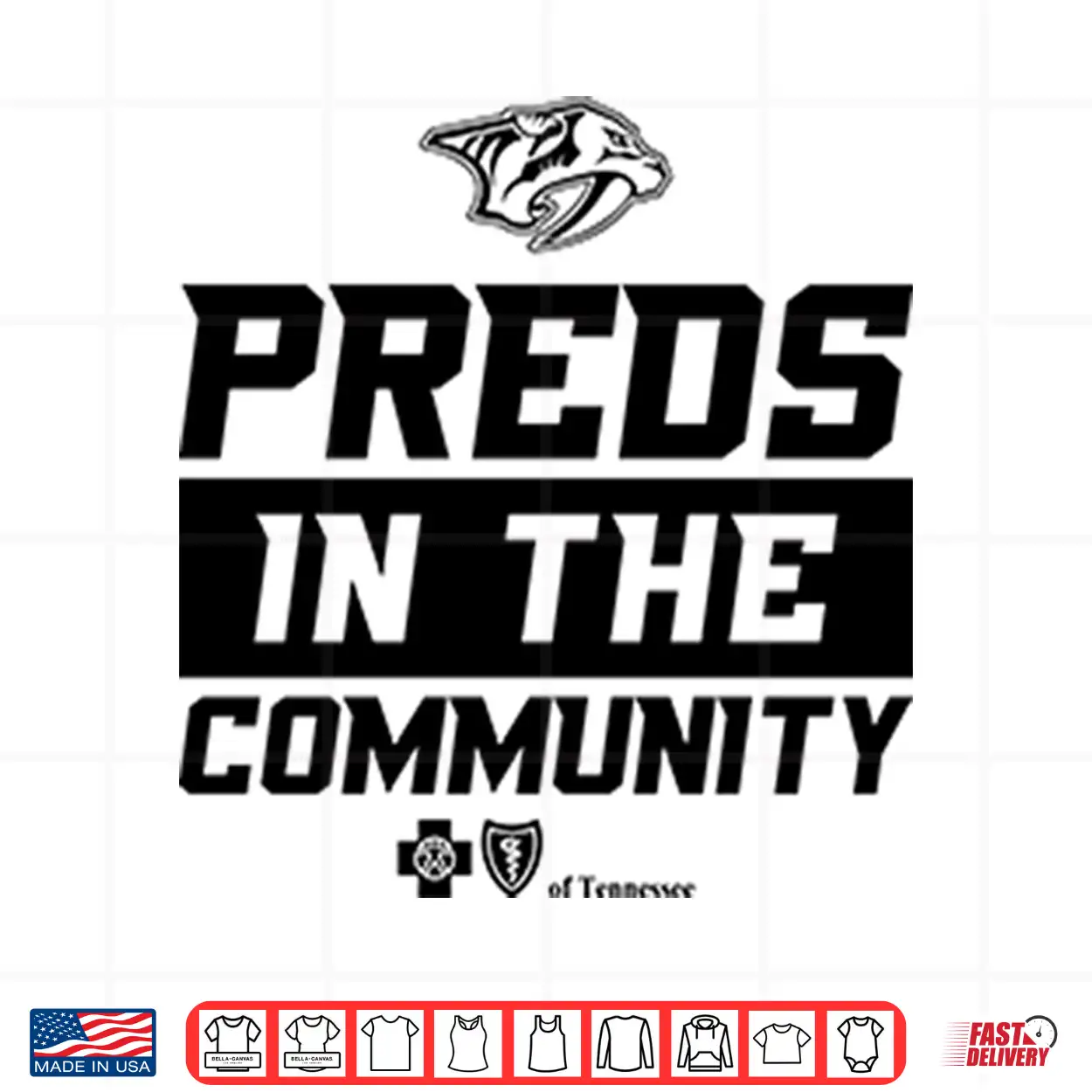 Nashville Predators Preds In The Community Of Tennessee Shirt Nashville Predators Preds In The Community Of Tennessee Shirt