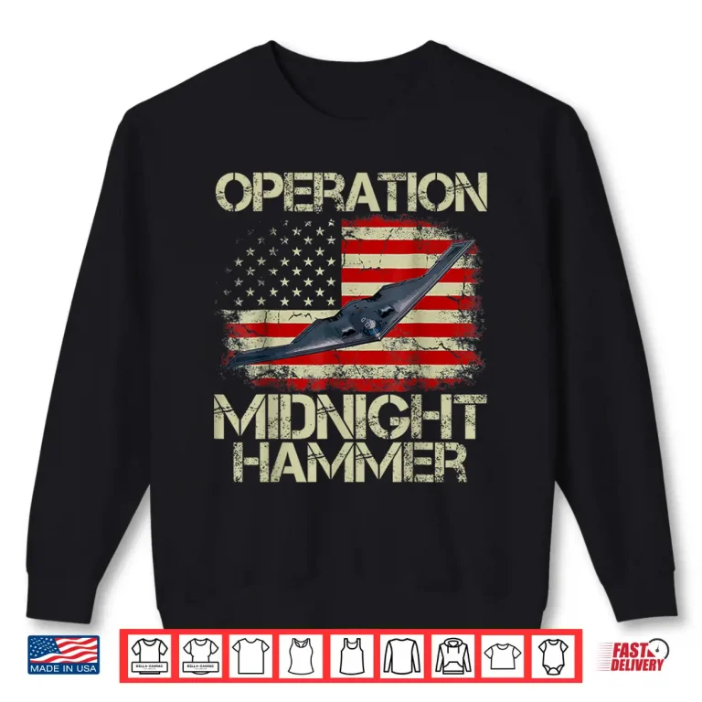 Sweatshirt B 2 Stealth Jet Shirt Operation Midnight Hammer Shirt