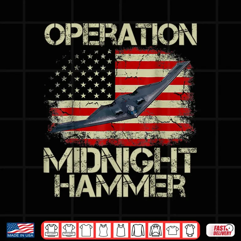 Design B 2 Stealth Jet Shirt Operation Midnight Hammer Shirt