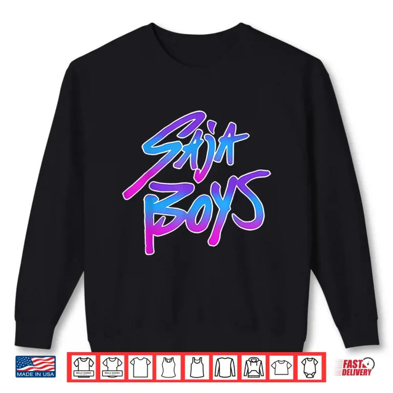 Sweatshirt Retro Saja First Name Vintage Shirt