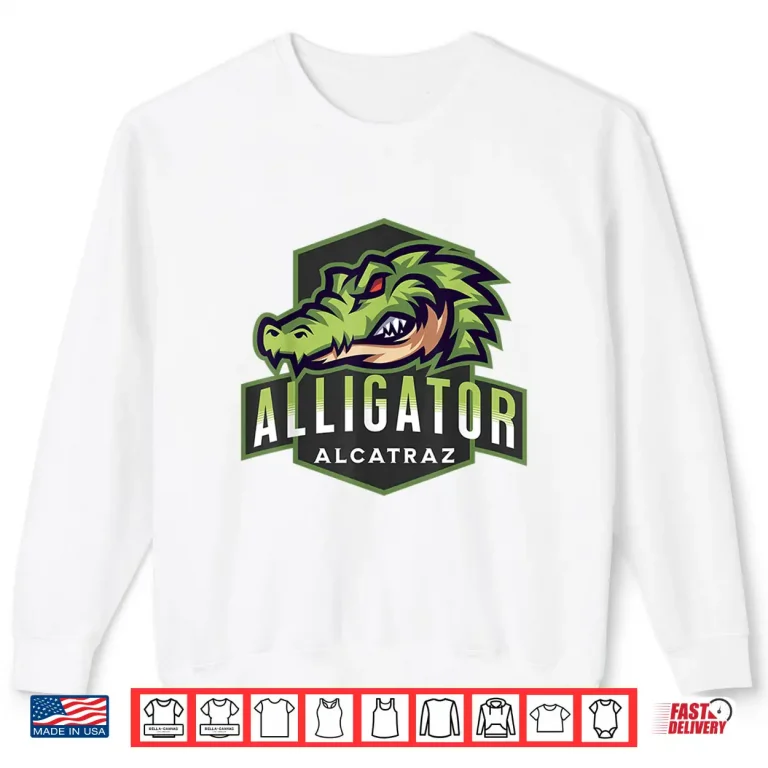 Sweatshirt Alligator Alcatraz Funny Florida Everglades Prison Shirt