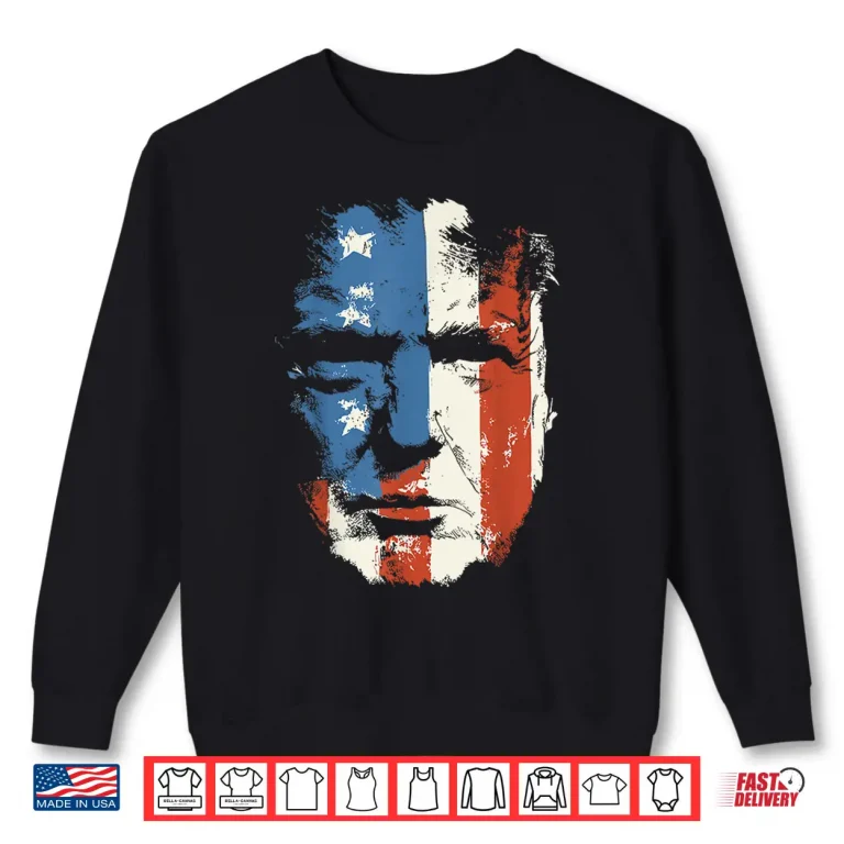 Sweatshirt President Trump Portrait Shirt