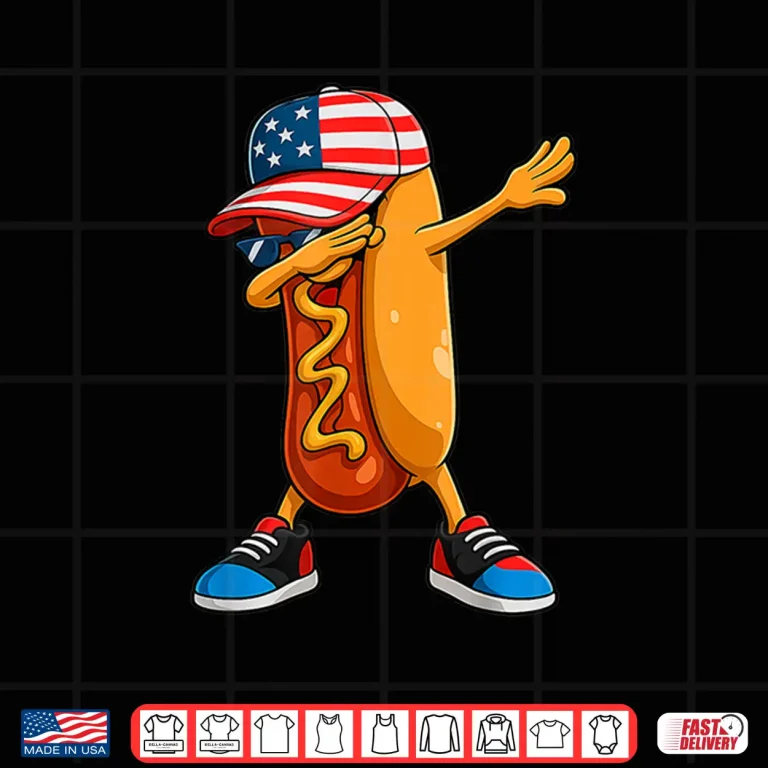 Design 4th of July Hot dog Funny Fourth of July Shirt