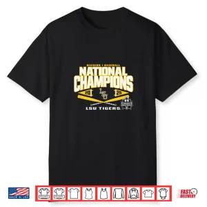 Lsu Tigers Baseball National Champs ’25 College World Series Shirt