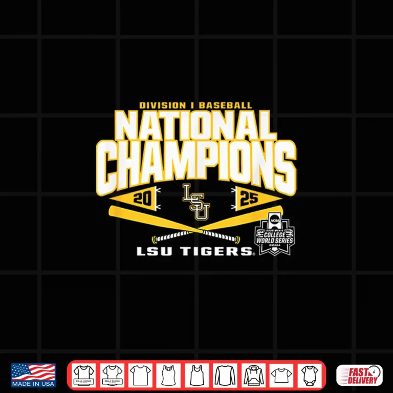 Design LSU Tigers Baseball National Champs 25 College World Series Shirt