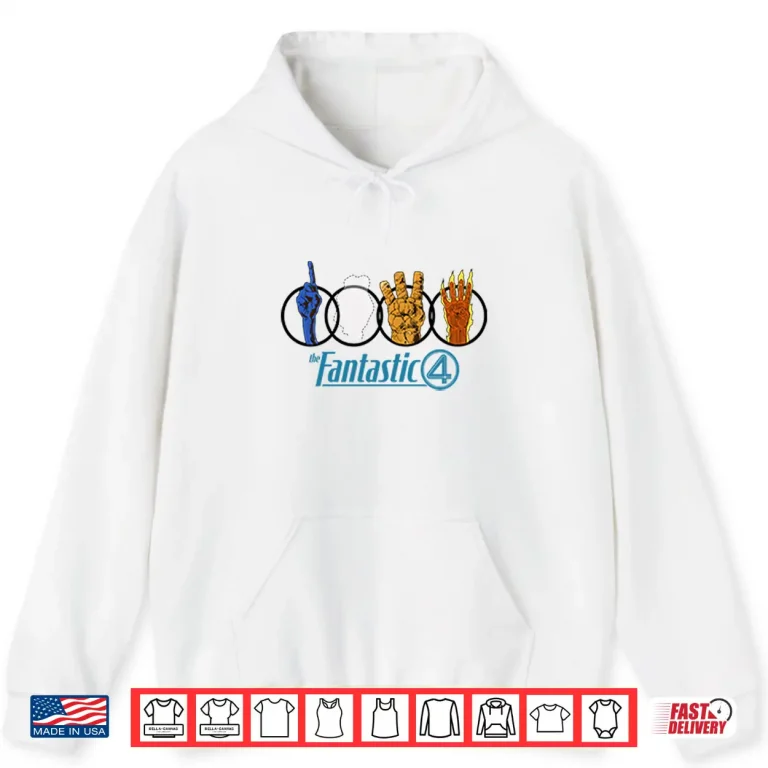Hoodie Marvel The Fantastic Four Hands Shirt