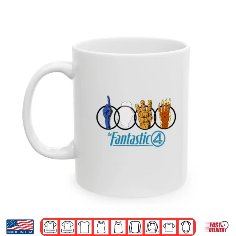 Mug Marvel The Fantastic Four Hands Shirt