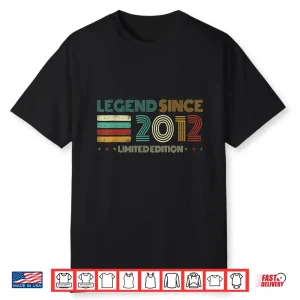 13 Years Old Legend Since 2012 13Th Birthday Shirt