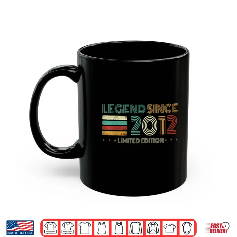 Mug 13 Years Old Legend Since 2012 13th Birthday Shirt