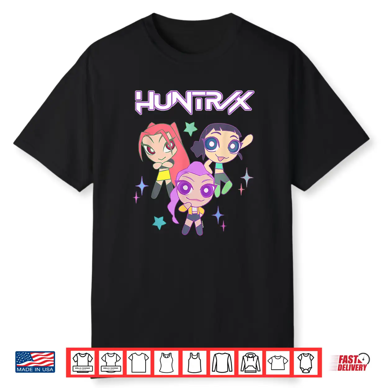 Huntrix Kpop Demon Hunters World Tour Shirt Huntrix Kpop Demon Hunters World Tour Shirt