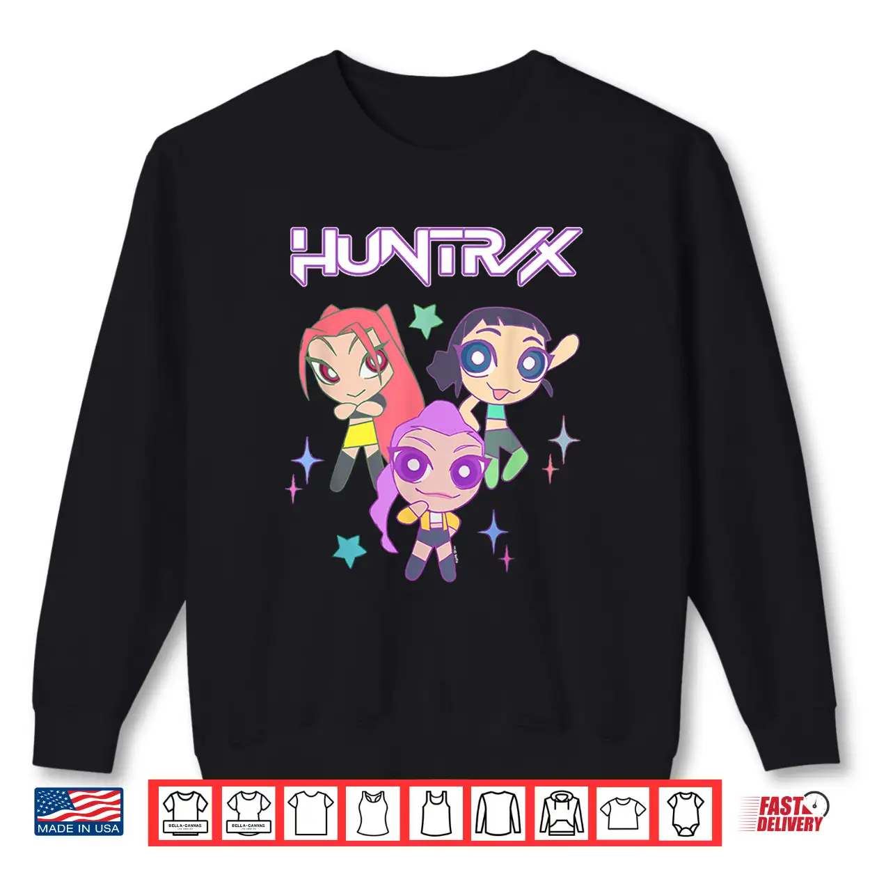 Huntrix Kpop Demon Hunters World Tour Shirt Huntrix Kpop Demon Hunters World Tour Shirt