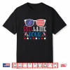 Red White & Four 4Th Birthday 4Th Of July 4Th Birthday Party Shirt