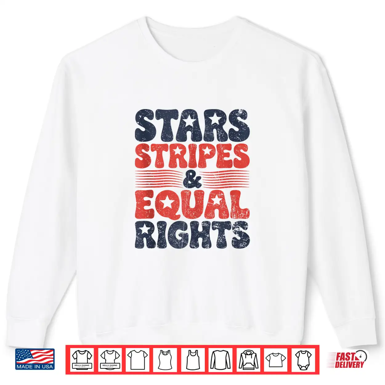 Stars Stripes And Equal Rights 4Th Of July Women’S Rights Shirt Stars Stripes And Equal Rights 4Th Of July Women’S Rights Shirt