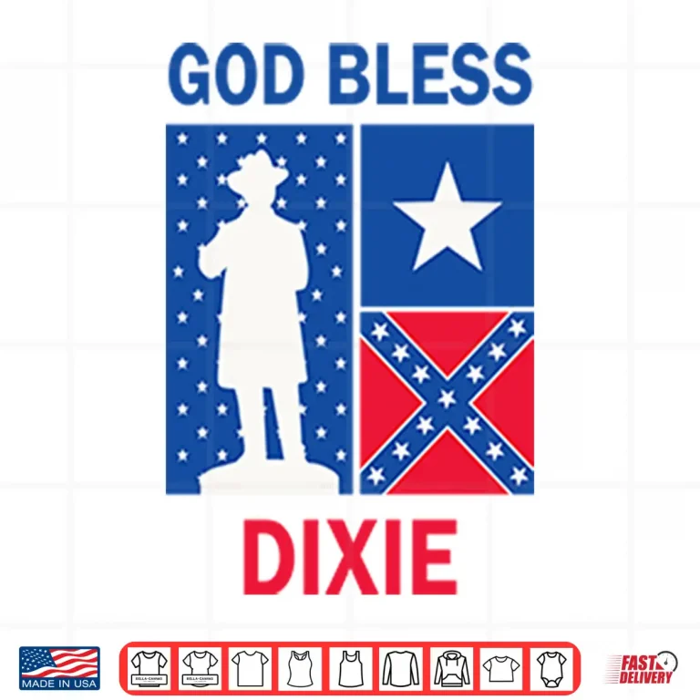 Design God Bless Dixie The Southern Soldier Shirt