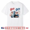 Girl Will Be Girls Patriotic Feminist 4Th Of July Womens Shirt