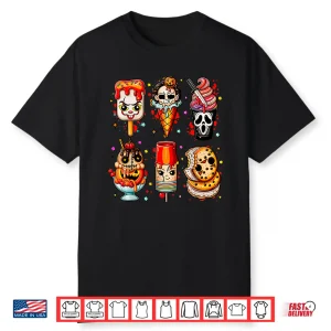 Horror Movie Summer Popsicle Halloween Ice Cream Summerween Shirt