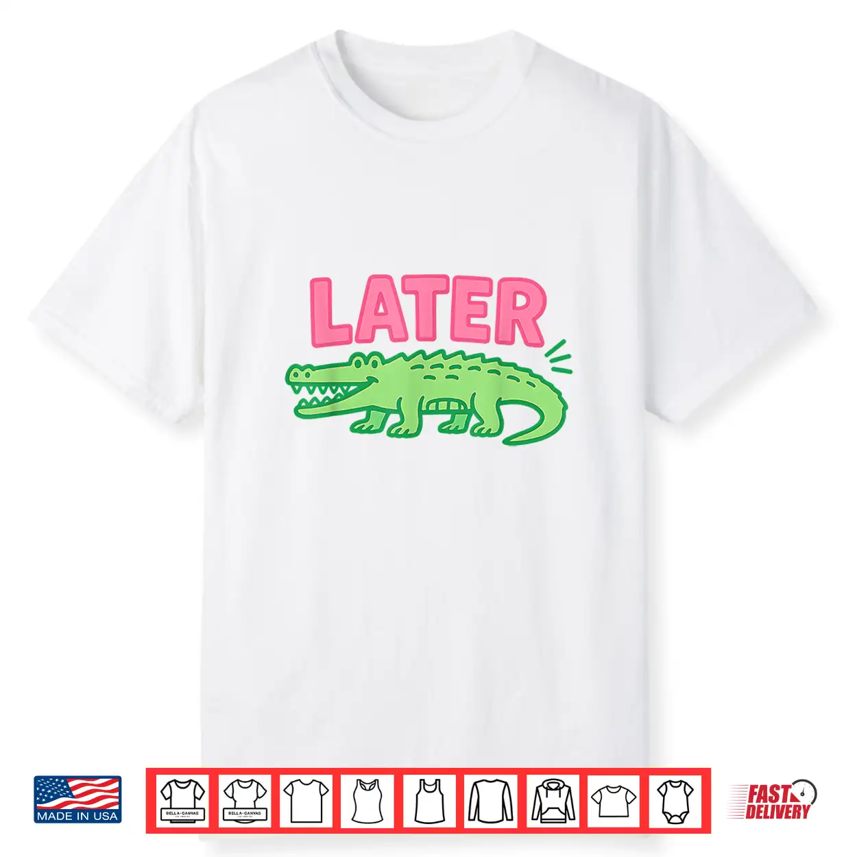 Later Gator Cute Graphic Funny Alligator Shirt Later Gator Cute Graphic Funny Alligator Shirt