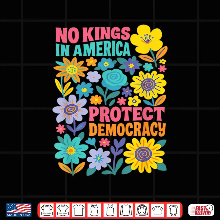 Design No Kings in America Protest Democraty No Kings Since 1776 Shirt 1