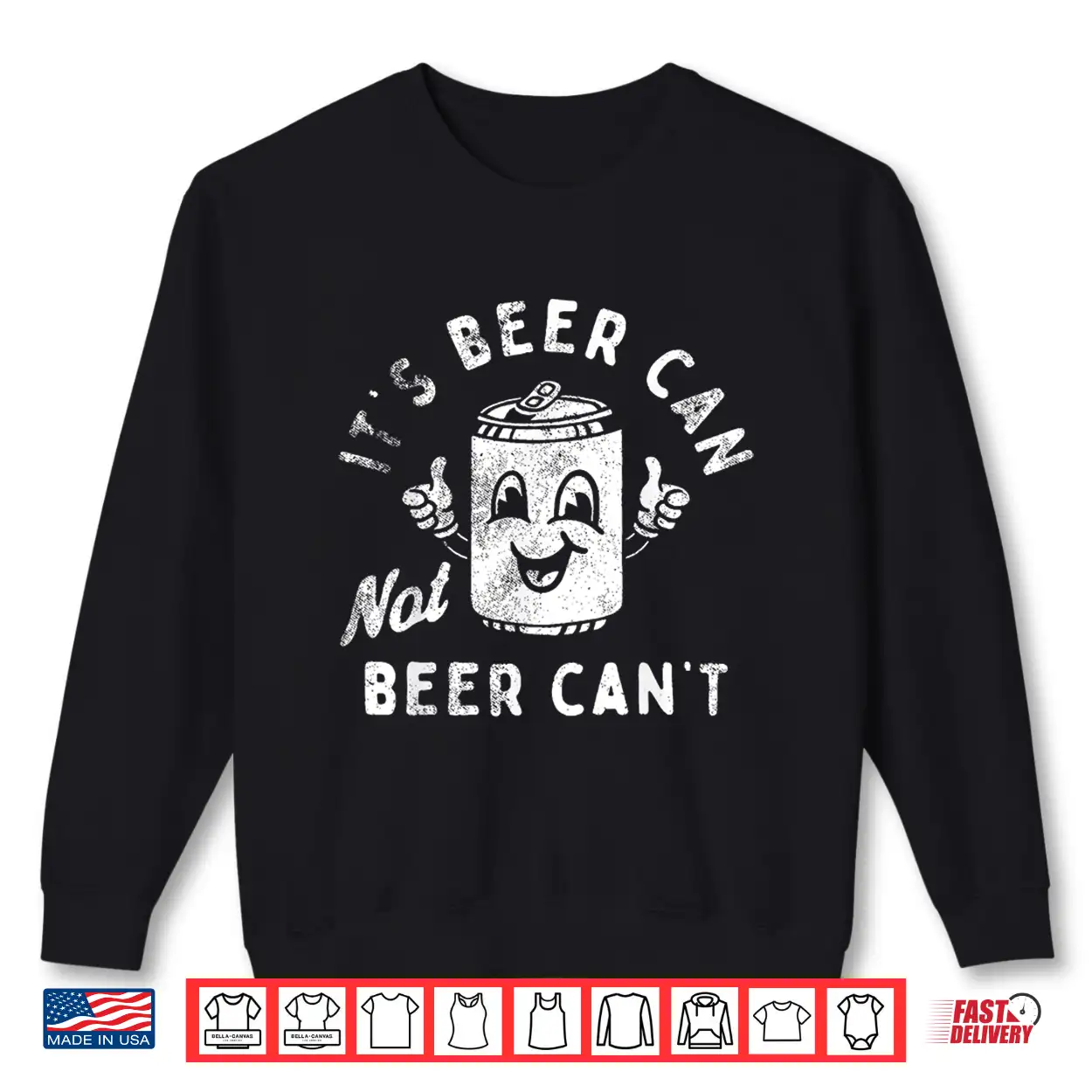 Retro It’S Beer Can Not Beer Can’T Funny Party Drinking Shirt Retro It’S Beer Can Not Beer Can’T Funny Party Drinking Shirt