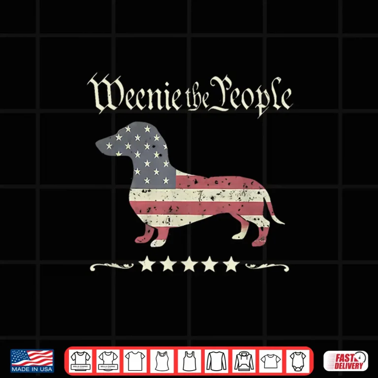 Design Weenie The People Dachshund 4th Of July Shirt 1