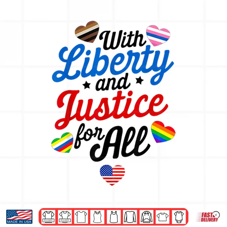 Design With Liberty And Justice For All Fundamental Rights Shirt 1