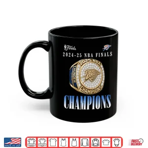 Mug Oklahoma City Thunder Ring NBA Champions 2025 Shirt