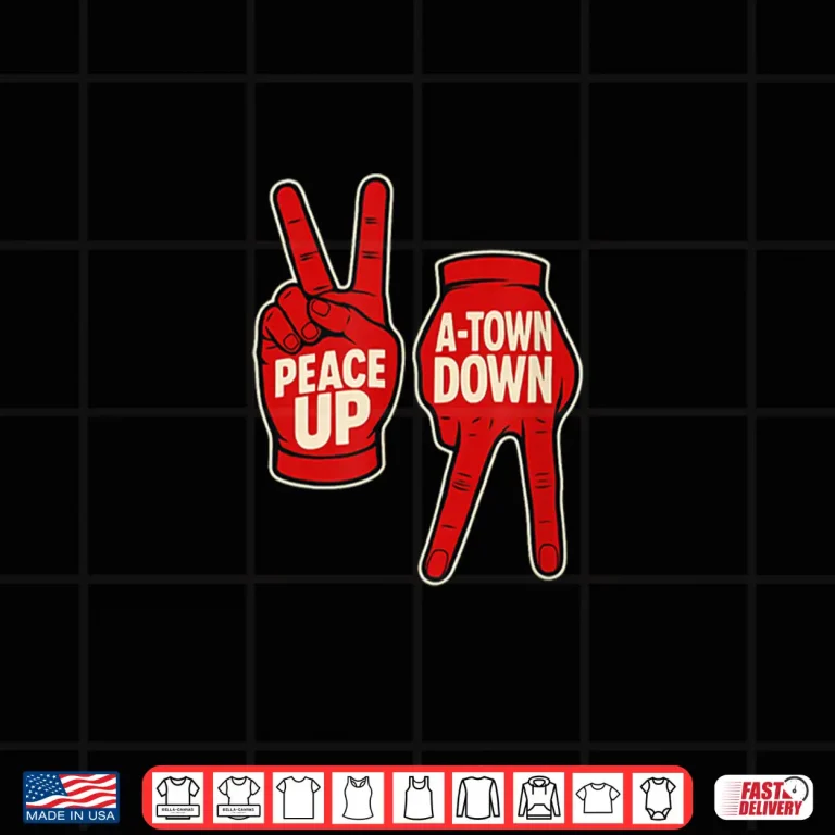 Design Peace Up A town Down Shirt