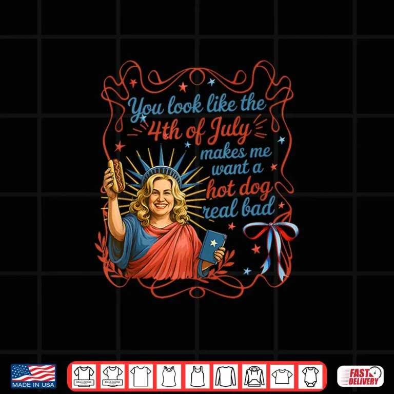 Design You Look Like 4th Of July Statue Liberty Shirt