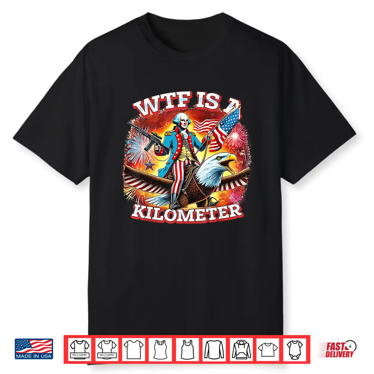 Retro Wtf Is A Kilometer Funny Patriotic American Freedom Shirt Retro Wtf Is A Kilometer Funny Patriotic American Freedom Shirt