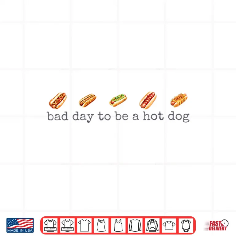 Design Funny 4th Of July Independence Day Bad Day To Be A Hotdog Shirt 1