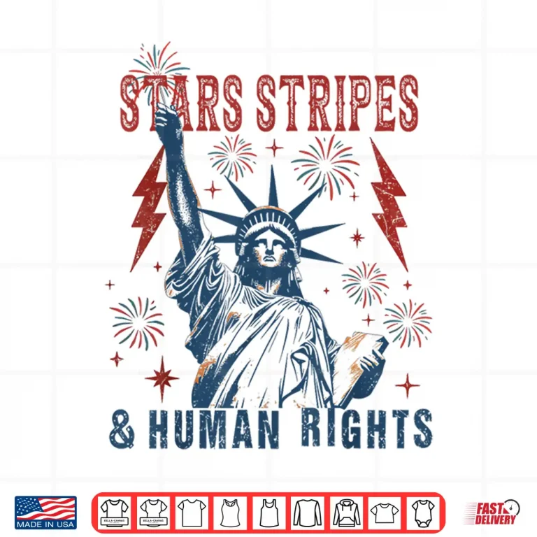 Design Stars Stripes And Human Rights Funny 4th Of July Political Shirt 3
