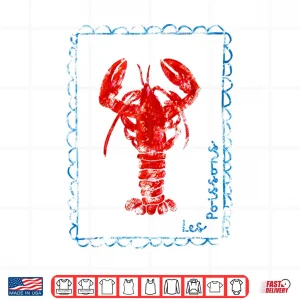 Design Vintage Red Lobster Shirt 1