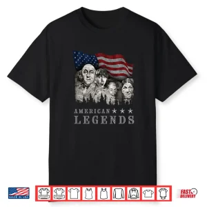 American Legends Rushmorons The Three Stooges Shirt
