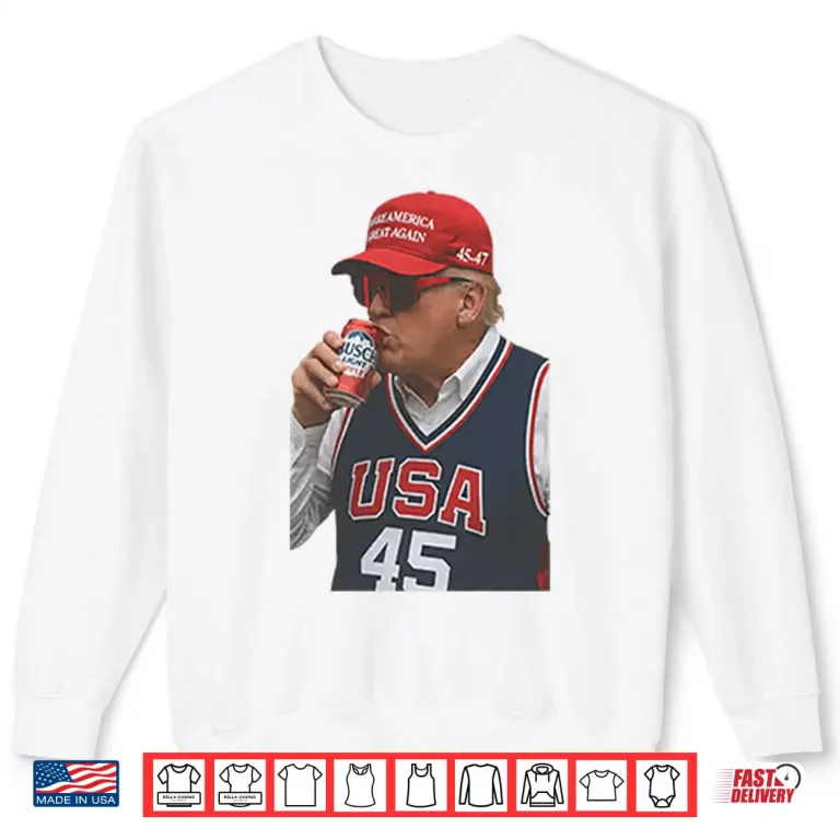 Sweatshirt Donald Trump Busch Light Shirt