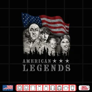 Design American Legends Rushmorons The Three Stooges Shirt