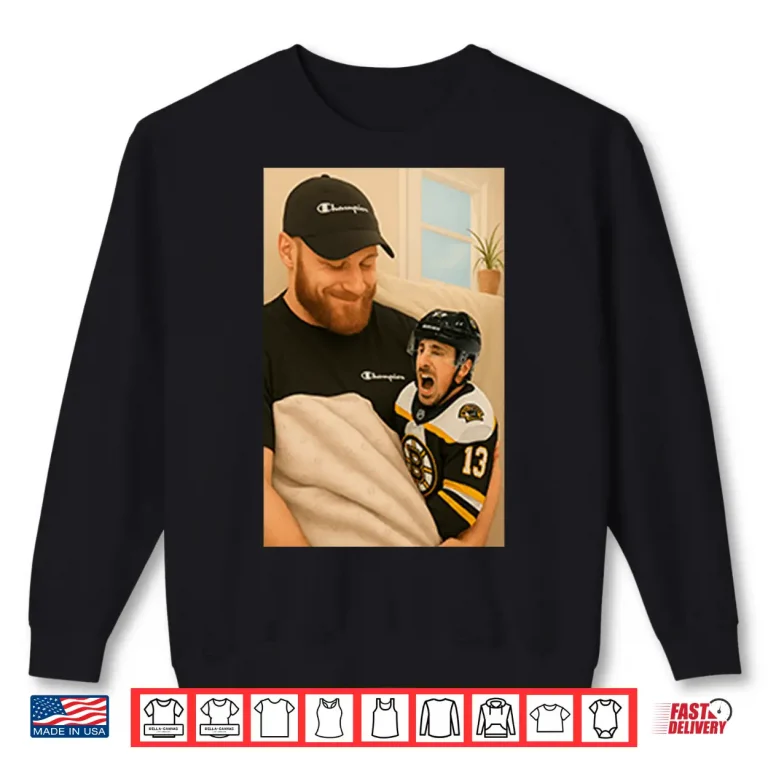 Sweatshirt Sam Bennett Holding A Crying Marchand Shirt