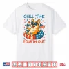 Chill The Fourth Out Cute Corgi Patriotic 4Th Of July Shirt