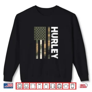 Sweatshirt 4th July Hurley KY Vintage Us American Flag Retro Shirt 1