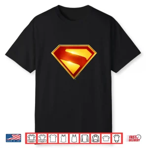 Superman (2025) Modern S Shield Shiny Chest Emblem Shirt